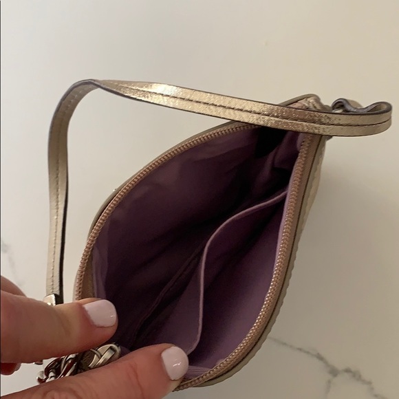 Coach gold wristlet - Picture 3 of 3